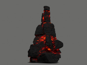 Lava rocks Modelo 3D