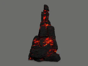 Lava rocks 3D Model