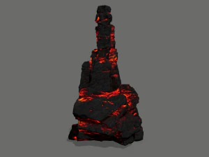 Lava rocks 3D Model