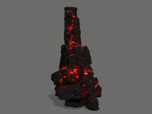 Lava rocks 3D Model
