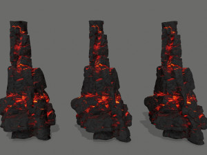 Lava rocks Modelo 3D