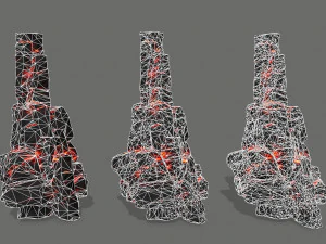 Lava rocks 3D Model