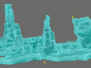 Ice rocks 3Dモデル