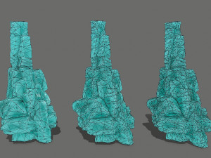 Ice rocks 3Dモデル