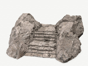 Ruin Stairs 3D मॉडल