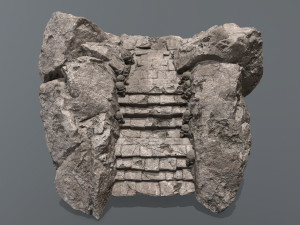 Ruin Stairs Modèle 3D