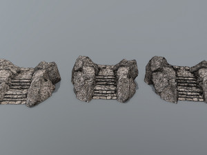 Ruin Stairs Modèle 3D