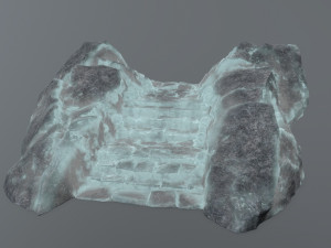 Ruin Stairs Model 3D