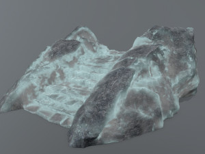 Ruin Stairs Model 3D