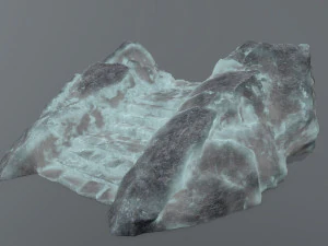Ruin Stairs 3D Model