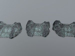 Ruin Stairs Model 3D