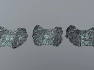 Ruin Stairs 3D Model