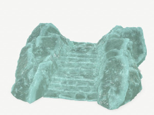 Ruin Stairs 3D Модель