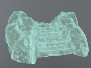 Ruin Stairs 3D Модель
