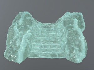Ruin Stairs 3D Модель