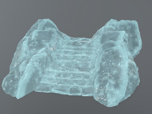 Ice stairs 3D Модель