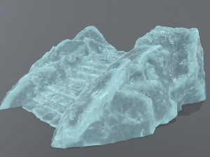 Ice stairs 3D Модель