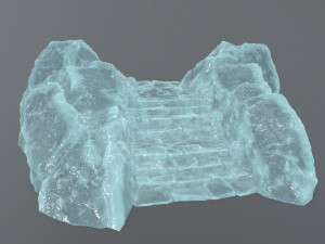 Ice stairs 3D Модель