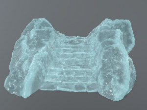 Ice stairs 3D Модель