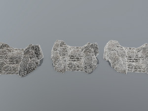 Ruin Stairs Model 3D