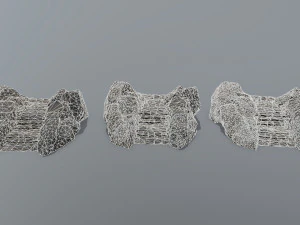 Ruin Stairs 3D Model