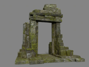 Rock Gate Model 3D