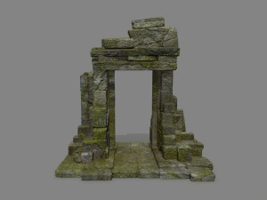 Rock Gate Model 3D