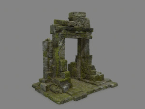 Rock Gate Model 3D