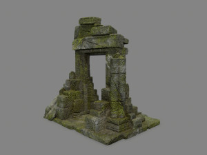 Rock Gate Model 3D