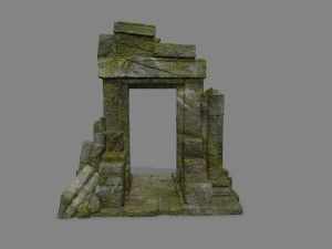 Rock Gate Model 3D