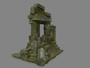 Rock Gate Model 3D