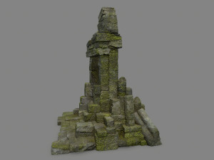 Rock Gate Model 3D