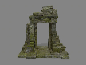 Rock Gate Model 3D