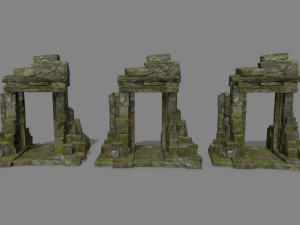 Rock Gate Model 3D