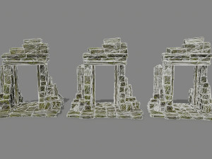 Rock Gate Model 3D