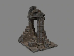 Porte du Rocher Modèle 3D