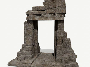 Porta velha Modelo 3D