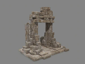 Porta velha Modelo 3D