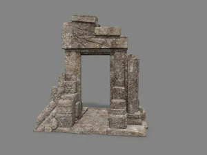 Porta velha Modelo 3D