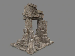 Porta velha Modelo 3D