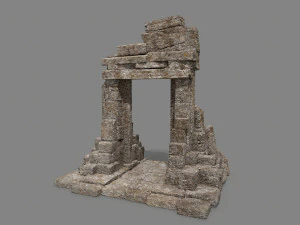 Porta velha Modelo 3D