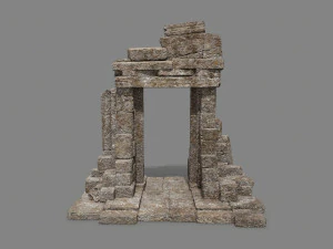 Porta velha Modelo 3D