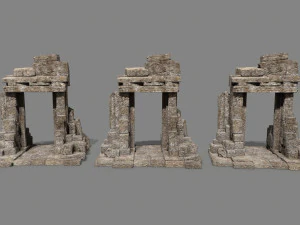 Porta velha Modelo 3D