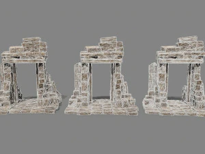 Porta velha Modelo 3D