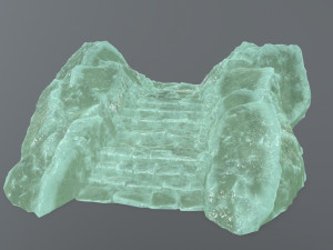 Ice stairs 3D Модель