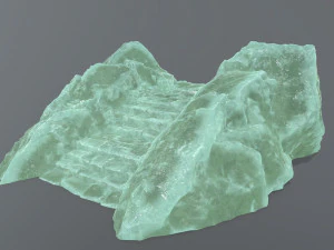 Ice stairs 3D Model