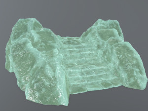 Ice stairs 3D Модель