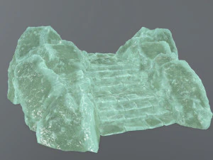 Ice stairs 3D Model