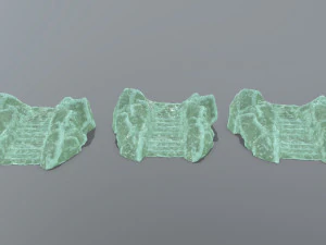 Ice stairs 3D Model