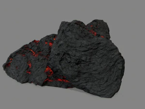 Lava stairs 3D Model